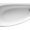 Ravak Avocado 150 x 75 cm Baignoire d'angle gain de place, orientation gauche en acrylique, sans pieds, blanc (CT01000000)