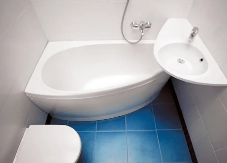 Ravak Avocado Comfort Lavabo 85x45cm, style asymétrique gain de place orientation gauche avec perçage et trop plein (XJ1L1100000)