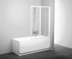 Ravak Supernova Pare-baignoire pliable, 2 parties, 140x105, Blanc (VS2105R0)* Pare-Baignoire