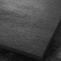 U-tile Receveur 180 x 90 cm HD en pierre naturelle gris caniveau excentré