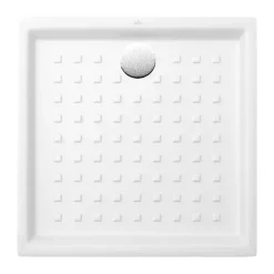 Villeroy & Boch Receveur 100 x 100 VILLEROY ET BOCH O.Novo ceramique carré blanc* Receveur De Douche