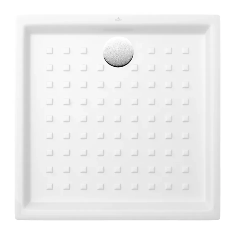 Villeroy & Boch Receveur 100 x 100 VILLEROY ET BOCH O.Novo ceramique carré blanc* Receveur De Douche