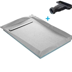 U-tile Receveur de douche à carreler caniveau 120 x 80 cm* Receveur De Douche
