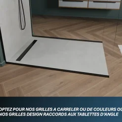 U-tile Receveur de douche à carreler monopente 150 x 100 cm* Receveur De Douche