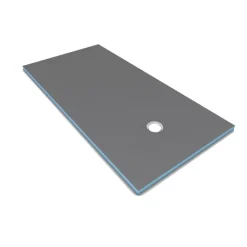 Wedi Receveur de douche à carreler 160 x 100 Fundo Primo rectangle écoulement excentré* Receveur De Douche