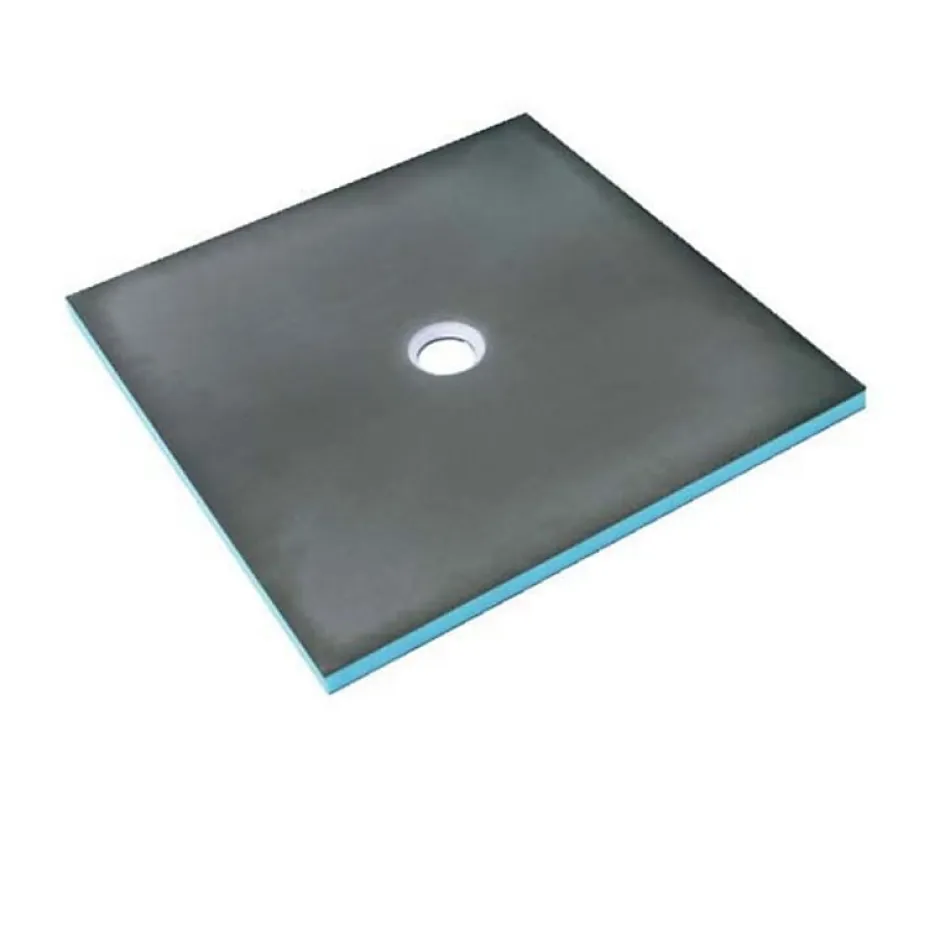 Wedi Receveur de douche à carreler 90 x 90 Fundo Primo carré écoulement centrée* Receveur De Douche