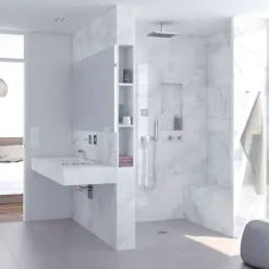 Wedi Receveur de douche à carreler 90 x 90 Fundo Primo carré écoulement centrée* Receveur De Douche