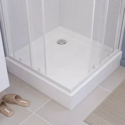 Receveur de douche à poser 80 x 80 cm, Dommel