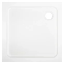 Receveur de douche à poser 70 x 70 cm, Dommel