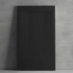 Stano Receveur de douche 90 x 160 cm noir extra plat SUEZ surface ardoisee