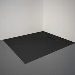 Schulte Receveur de douche 80 x 90 cm, effet pierre anthracite,* Receveur De Douche