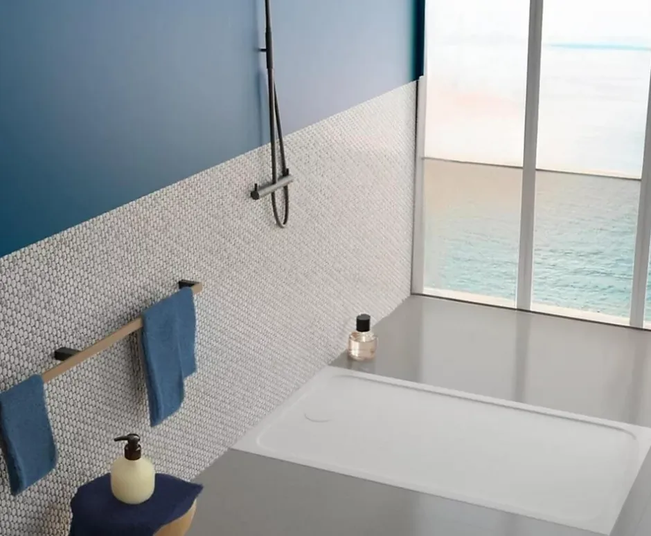 Villeroy & Boch Receveur de douche 80 x 140 cm en céramique, blanc, Slim