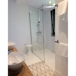 Stano Receveur de douche 90 x 170 cm extra plat blanc PIATTO en SoliCast surface ardoisee* Receveur De Douche
