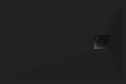 GoodHome Receveur de douche 90 x 140 cm, résine, noir, Douro* Receveur De Douche