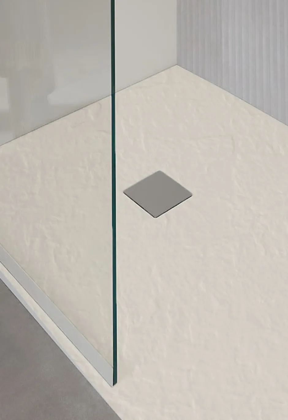 Villeroy & Boch Receveur de douche 80 x 160 cm en acrylique, crème texturé, Exklusive* Receveur De Douche