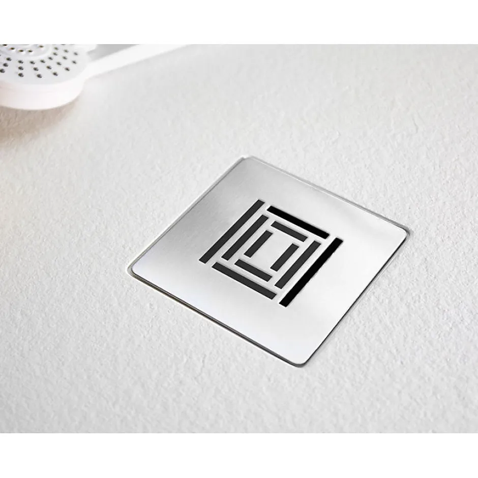 Sanycces Receveur de douche 80 x 110 cm extra plat LOGIC surface ardoisee rectangulaire blanc* Receveur De Douche