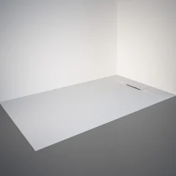 Schulte Receveur de douche 90 x 160 cm, effet pierre blanche,