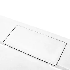 Schulte Receveur de douche 80 x 120 cm, effet pierre blanche,