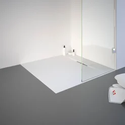Schulte Receveur de douche 90 x 90 cm, effet pierre blanche,* Receveur De Douche