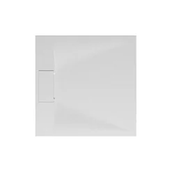 Schulte Receveur de douche 90 x 90 cm, effet pierre blanche,* Receveur De Douche