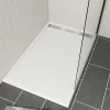 Galedo Receveur de douche 90 x 140 cm, acrylique, blanc, Pure 2 Linéaire