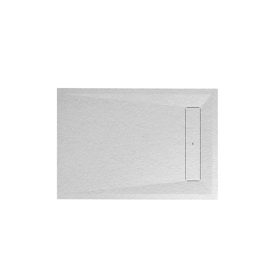 GoodHome Receveur de douche 90 x 120 cm, résine, blanc, Luiro