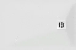 GoodHome Receveur de douche 90 x 140 cm, résine, blanc, Douro