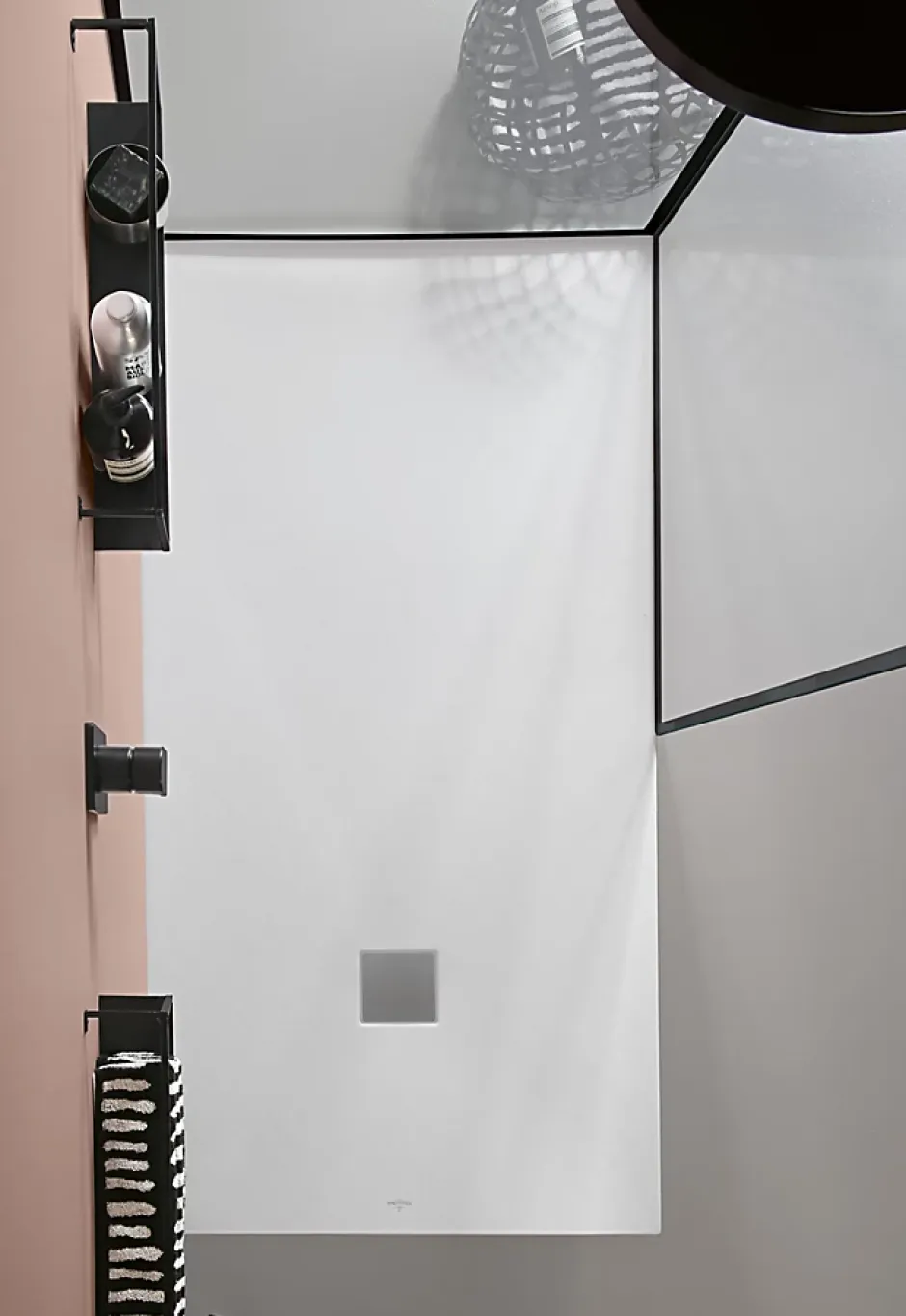 Villeroy & Boch Receveur de douche 80 x 160 cm en acrylique, blanc texturé, Exklusive* Receveur De Douche
