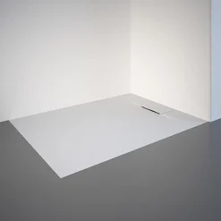 Schulte Receveur de douche 90 x 120 cm, effet pierre blanche,