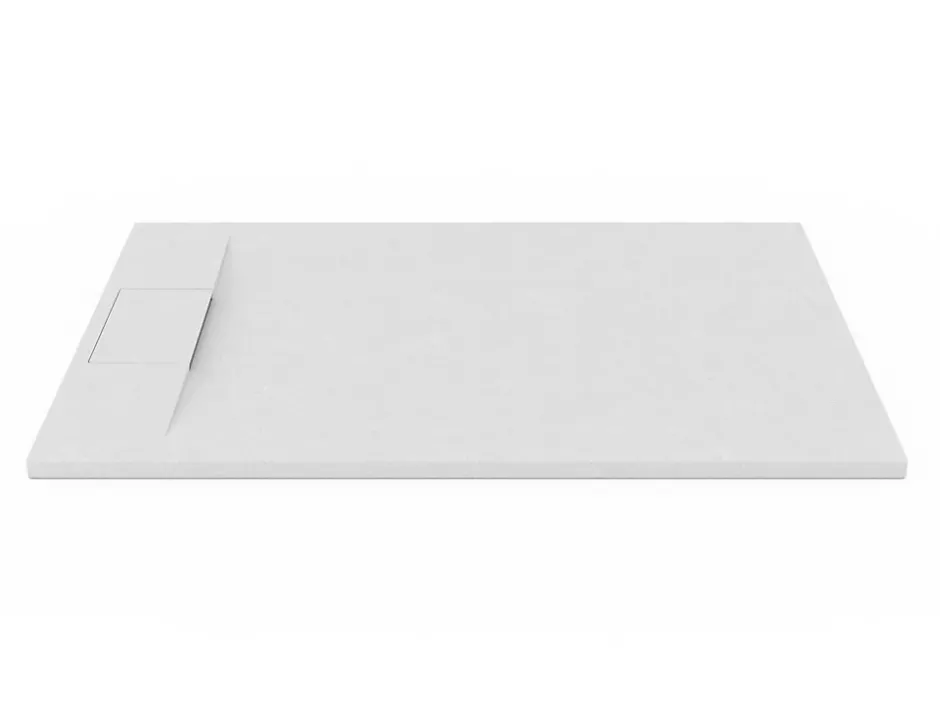 Schulte Receveur de douche 90 x 120 cm, effet pierre blanche,