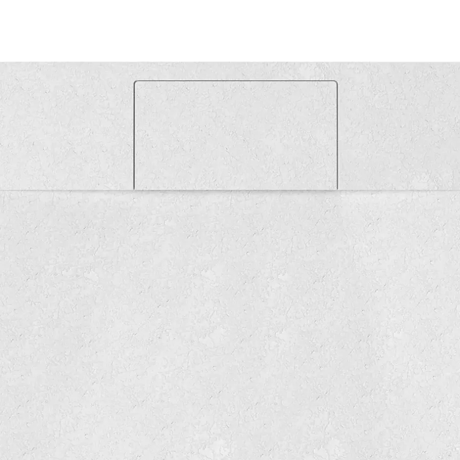 Schulte Receveur de douche 90 x 120 cm, effet pierre blanche,