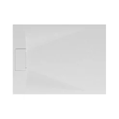 Schulte Receveur de douche 90 x 120 cm, effet pierre blanche,