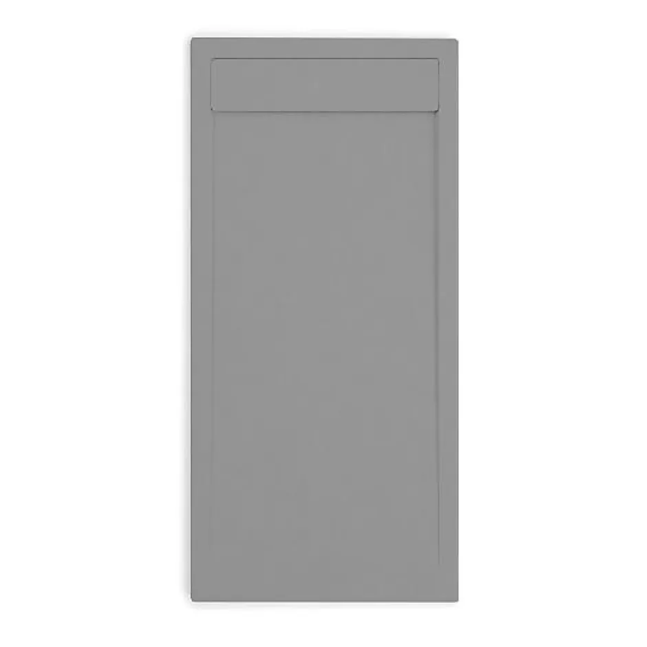 Stano Receveur de douche 90 x 170 cm extra plat QUORE en resine surface ardoisee beton* Receveur De Douche