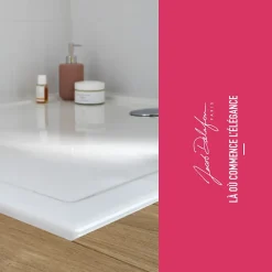 Jacob Delafon Receveur de douche 90 x 90 Kyreo ceramique carré blanc