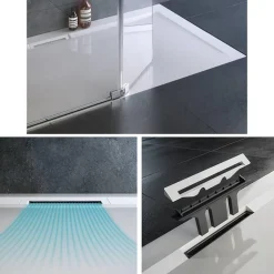 Jacob Delafon Receveur de douche 120 x 80 Flight Pure rectangle blanc* Receveur De Douche