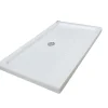 Ondee Receveur de douche 80 x 100 x 10 cm, blanc brillant, Cera Ondée