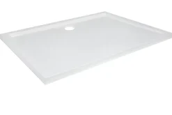 GoodHome Receveur de douche acrylique 90 x 120 cm, blanc, Vorma