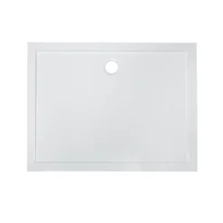 GoodHome Receveur de douche acrylique 80 x 120 cm, blanc, Vorma* Receveur De Douche