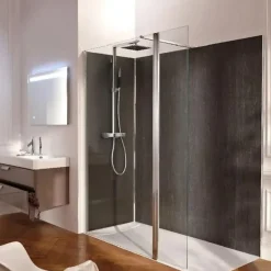 Jacob Delafon Receveur de douche antidérapant 160 x 90 Flight Neus acrylique rectangle blanc + bonde + capot