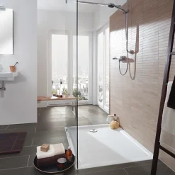 Villeroy & Boch Receveur de douche antidérapant 120 x 90 VILLEROY ET BOCH Lifetime Plus céramique blanc + Bonde chromé* Receveur De Douche