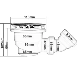 AICA Sanitaire Receveur de douche blanc 80x80x3 cm - Extra plat - Carré - Résine antidérapante avec le bonde de douche et siphon 90cm