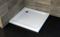 Bernstein Receveur de douche carré - 90x90cm et système d'évacuation