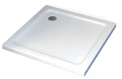Bernstein Receveur de douche carré - 90x90cm et système d'évacuation