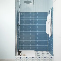 GoodHome Receveur de douche extra-plat l.70 x L.70 cm blanc anti dérapant, Limski* Receveur De Douche