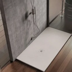 Poalgi Receveur de douche extraplat blanc 80x110 cm Hos's -* Receveur De Douche