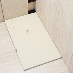 Poalgi Receveur de douche extraplat blanc ivoire 90x160 cm Arena -* Receveur De Douche