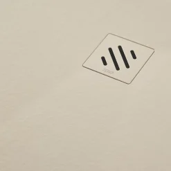 Sanizéo Receveur de Douche Extraplat 90x120cm Beige - Résine Minérale - Antidérapant - Effet Pierre Naturelle - RÉSIGRÈS.