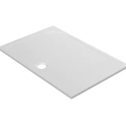 GoodHome Receveur de douche extra-plat l.70 x L.120 cm blanc anti dérapant, Limski* Receveur De Douche