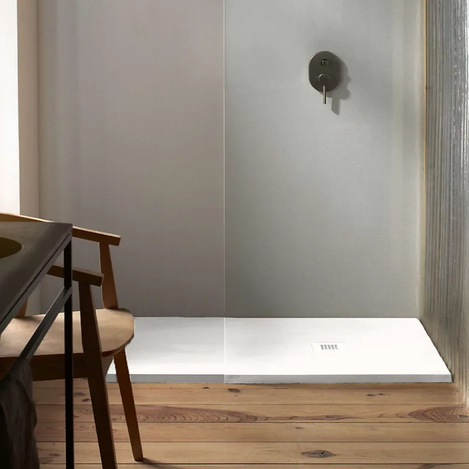 Poalgi Receveur de douche extraplat blanc 90x100 cm Arena -