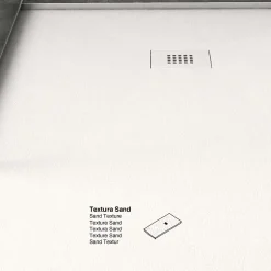 Poalgi Receveur de douche extraplat blanc 90x100 cm Arena -